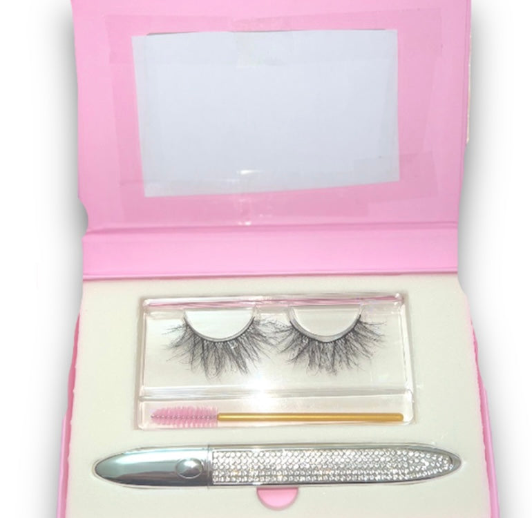 Faux Mink Lash Case w/ Mirror