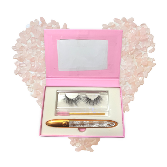 Faux Mink Lash Case w/ Mirror